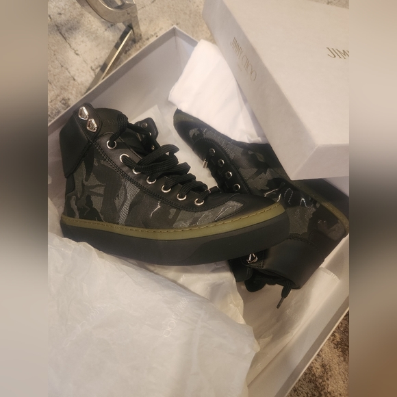 SOLD - Jimmy Choo Camo High tops - Picture 2 of 3